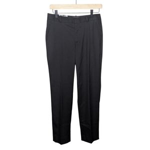 Banana Republic Ryan Curvy Fit Work Pants Black Mid Rise Straight Size 4